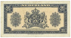 Nederland. 2½ gulden. Muntbiljet. Type 1945. - Zeer Fraai.