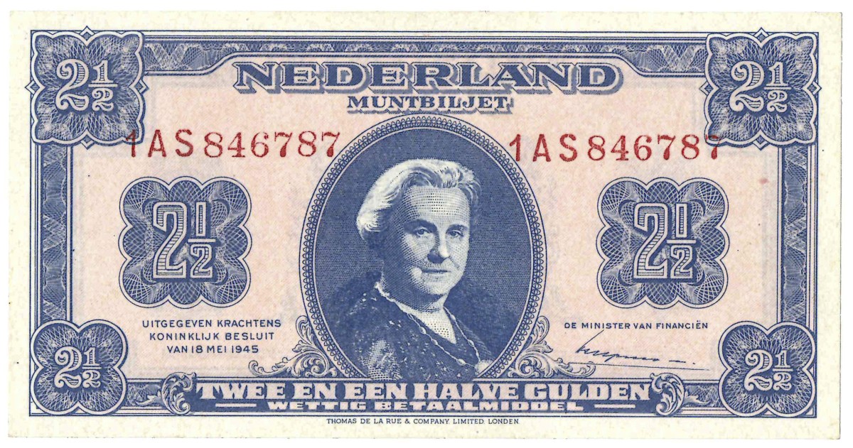 2½ gulden. - Prachtig.