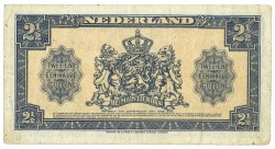 Nederland. 2½ gulden. Muntbiljet. Type 1945. - Zeer Fraai.