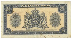 Nederland. 2½ gulden. Muntbiljet. Type 1945. - Zeer Fraai.