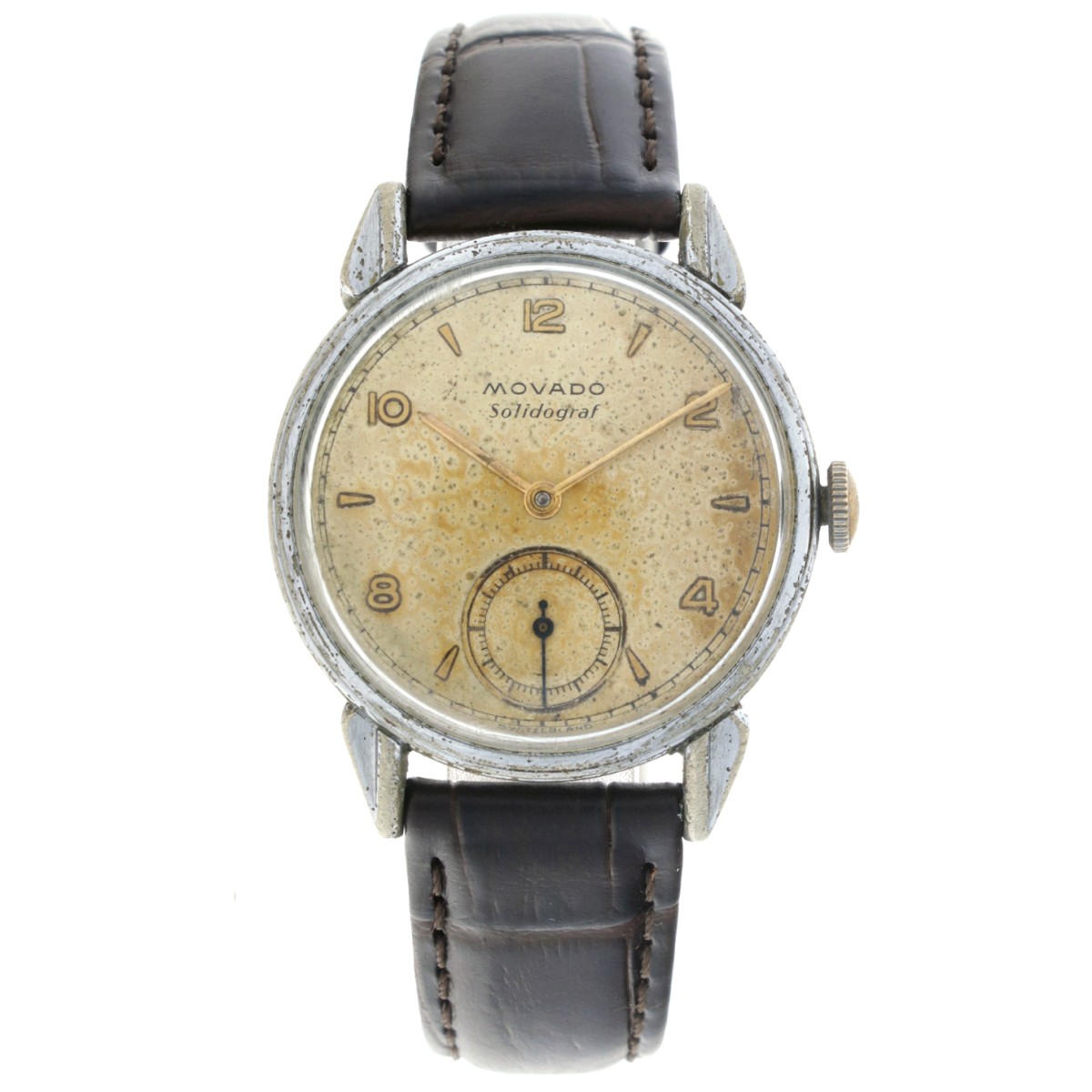 No Reserve - Movado Solidograf 38130 - Herenhorloge - ca. 1945.