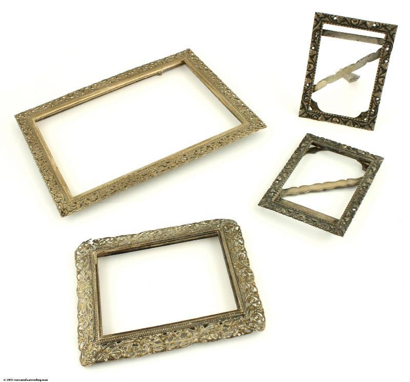 Lot: Zilveren Fotolijsten (4x)