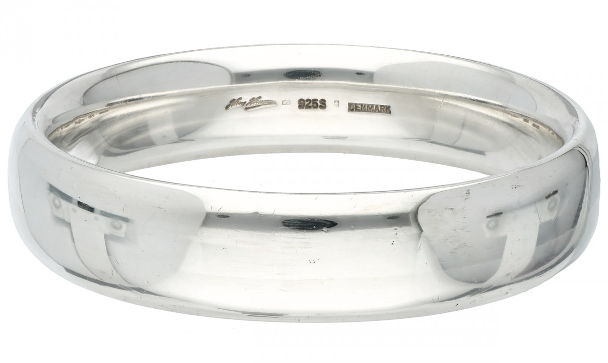 Zilveren Hans Hansen bangle armband - 925/1000.