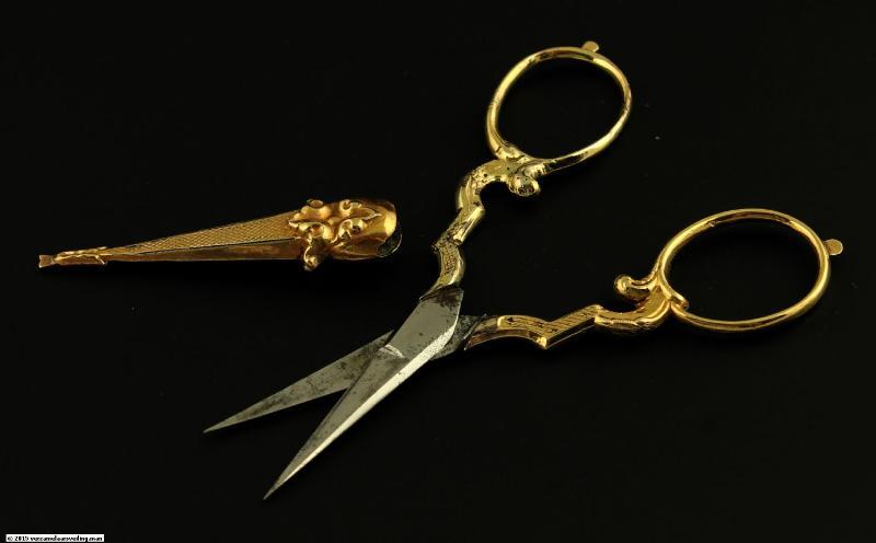 Geelgouden naaischaartje, 14 karaat