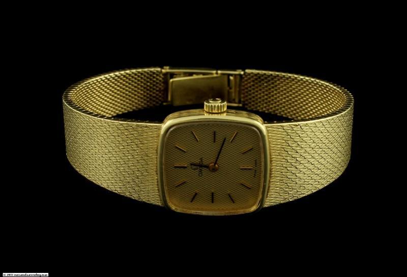 Geelgouden vintage Omega dameshorloge, 14 karaat