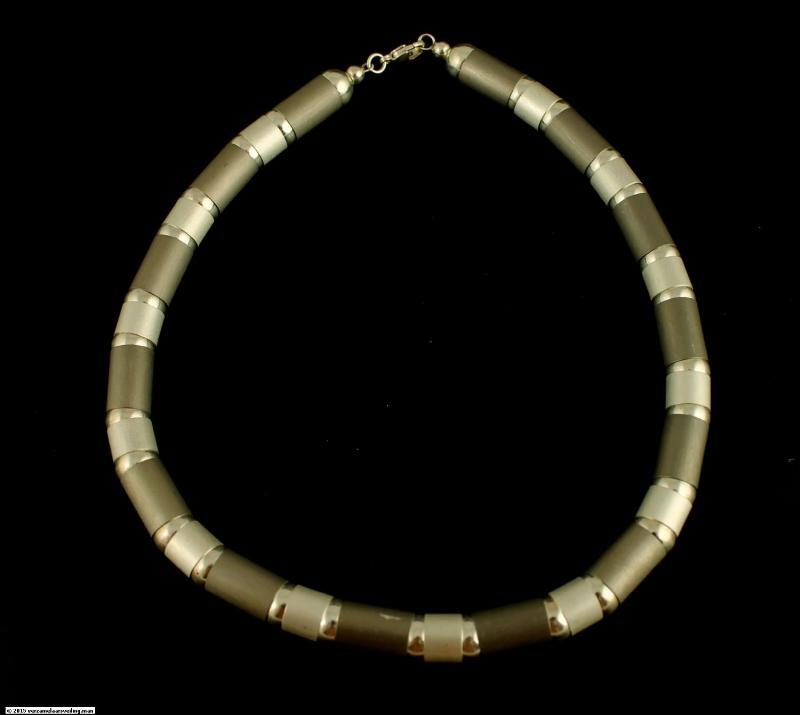 Zilveren Design Collier