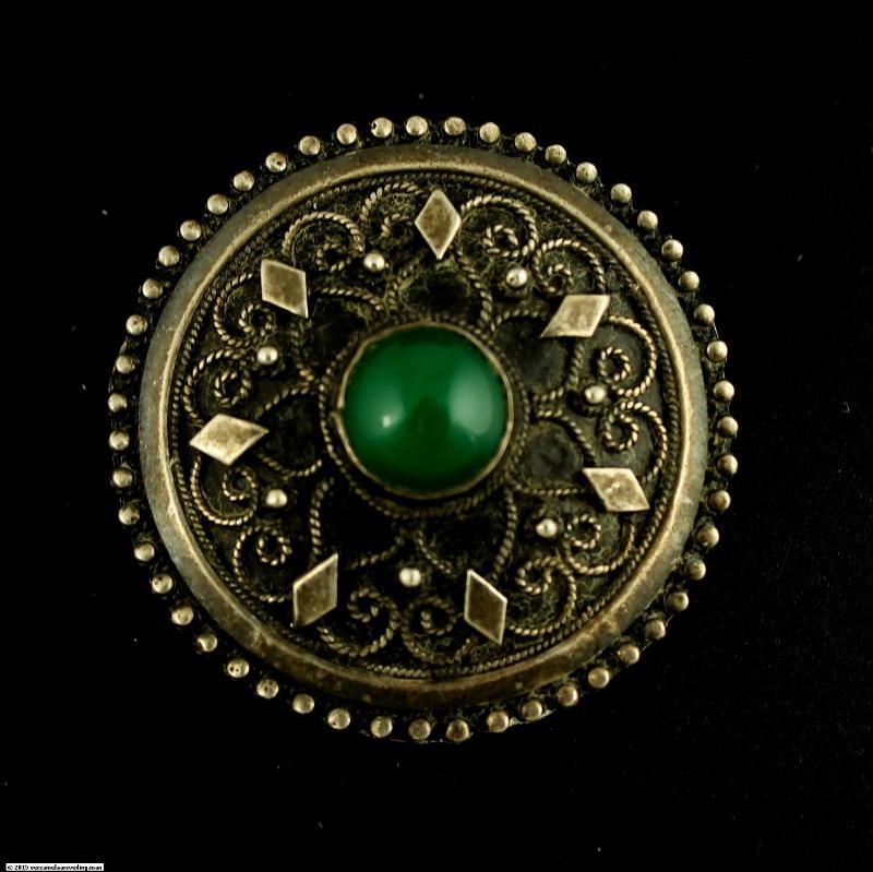 Zilveren Vintage Broche