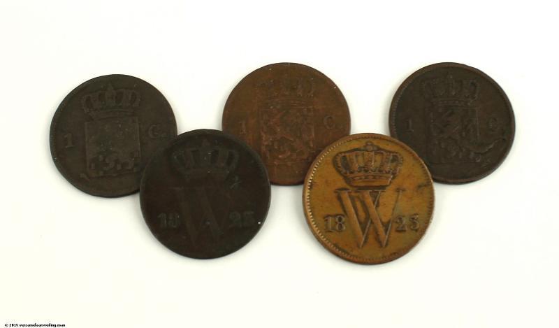 Lot: 1 cent Willem I. Varieert tussen Fraai - en Fraai / Zeer Fraai.