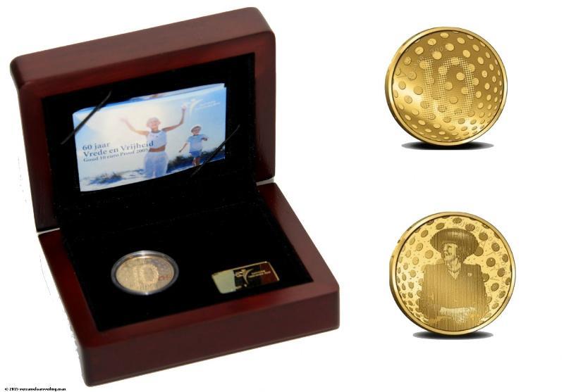 10 euro 2005 'Vrede en Vrijheid'. Proof.