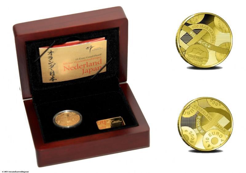 10 euro 2009 'Nederland - Japan'. Proof.
