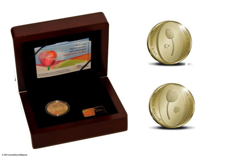 10 euro 2012 'Nederland - Turkije'. Proof.