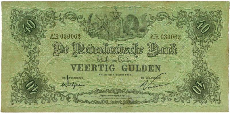Nederland. 25 gulden. Bankbiljet. Type 1929. Willem van Oranje. - Zeer Fraai.