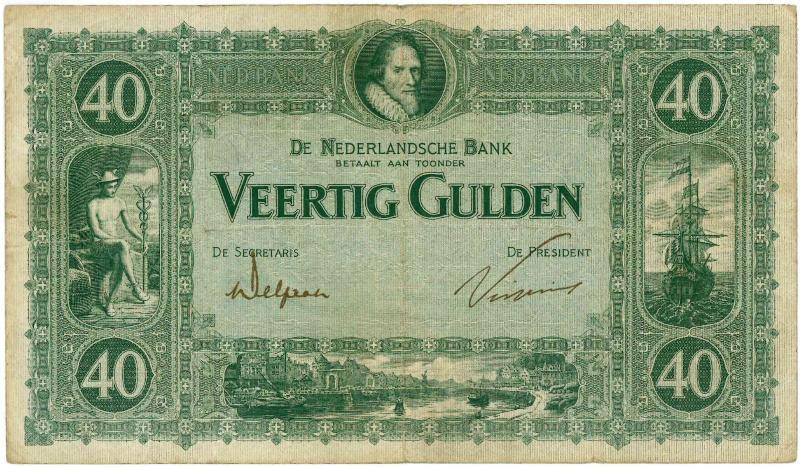 Nederland. 25 gulden. Bankbiljet. Type 1931. Mees. - Zeer Fraai +.