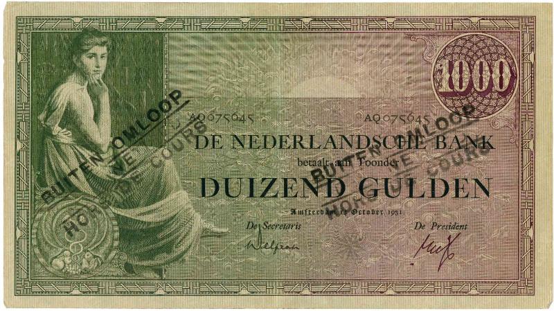 Noodgeld 1ste W.O. 2½ gulden. Amsterdam - Zeer Fraai+.