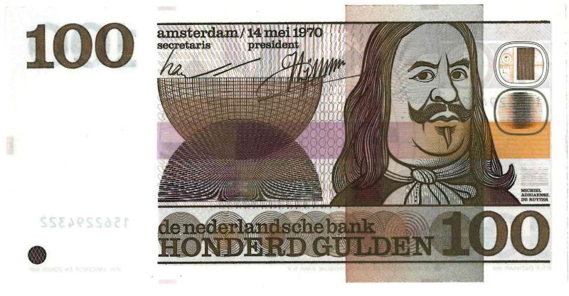 Noodgeld 2de W.O. 1 gulden. Bankbiljet. Ministerie van Oorlog. - Fraai.