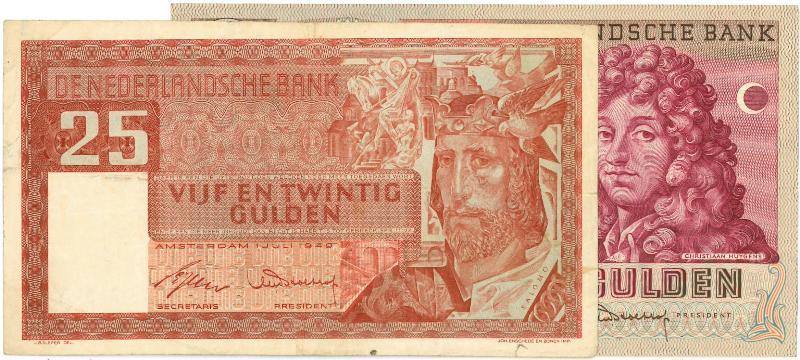 Noodgeld 2de W.O. 1 gulden. westzaan - Zeer Fraai.