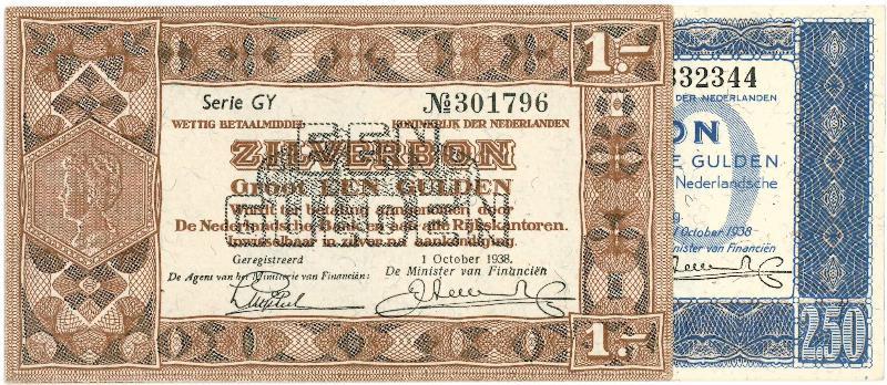Curaçao. 1 gulden. Muntbiljet. Type 1942. - Prachtig+.