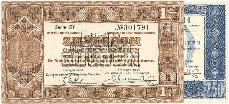 Curaçao. 2,5 gulden. Muntbiljet. Type 1942. - AU.