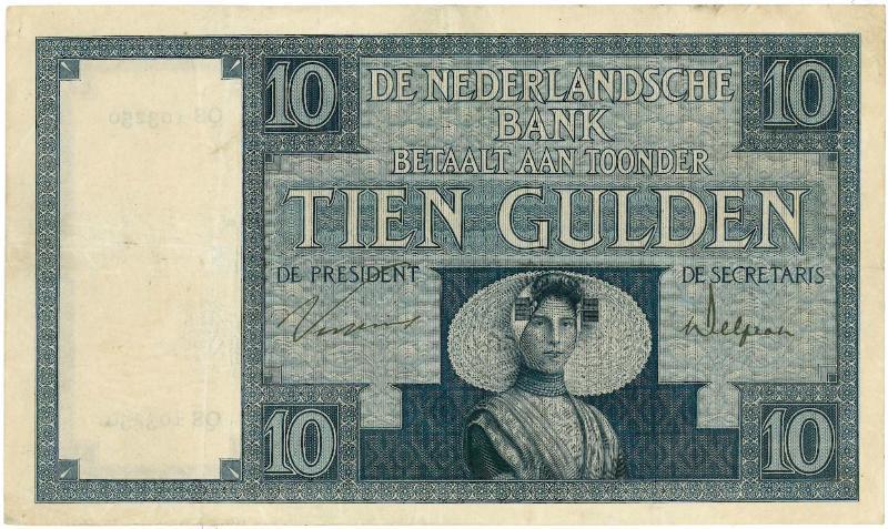 Nederlandse Antillen. 10 gulden. Bankbiljet. Type 1979. - UNC.