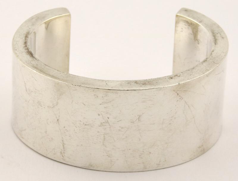 Zilveren bangle armband