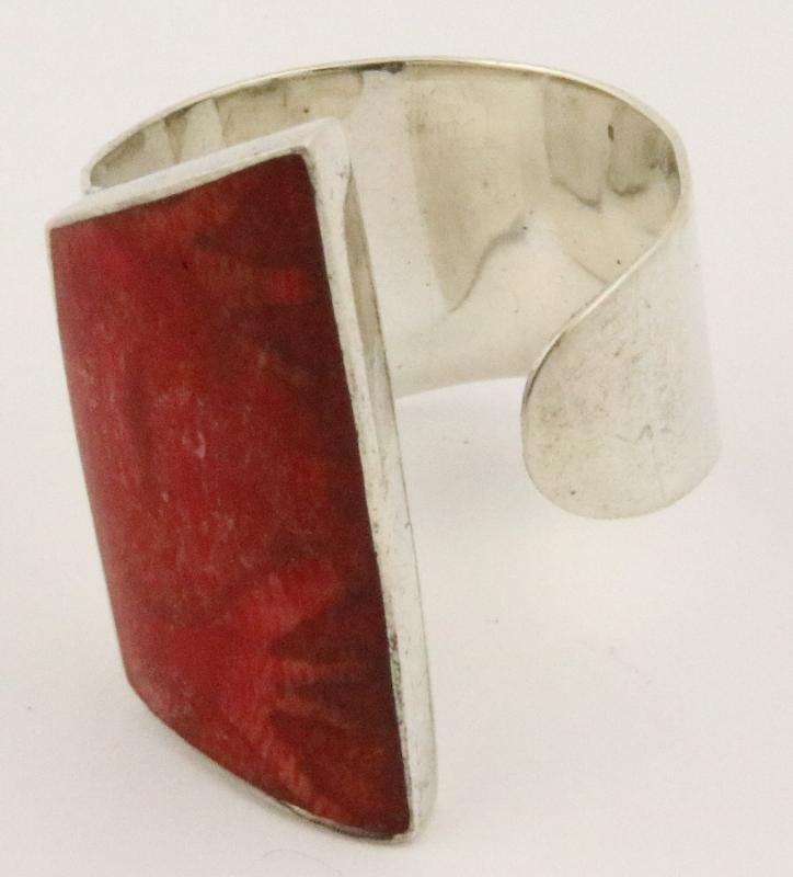 Zilveren excentrieke ring 