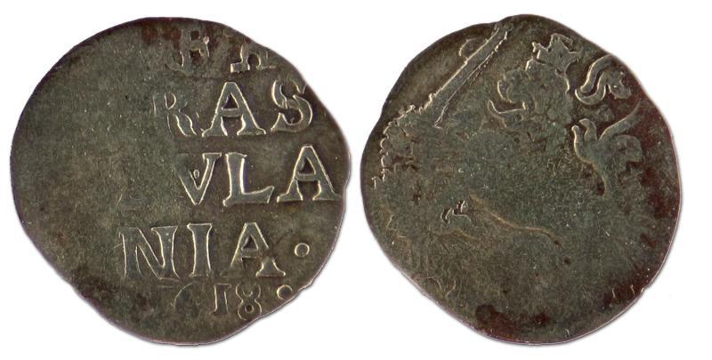 2 stuiver. Overijssel. 1618. Fraai. 