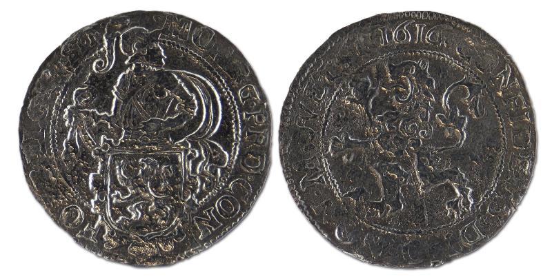 Leeuwendaalder. West-Friesland. 1616. Fraai. 