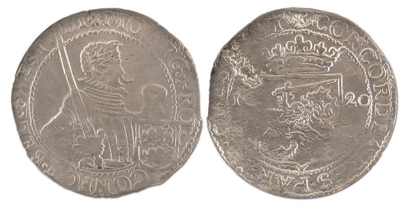 Nederlandse rijksdaalder. West-Friesland. 1620. Fraai. 