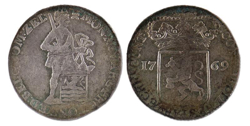Zilveren Dukaat. Zeeland. 1769. Fraai / Zeer Fraai. 