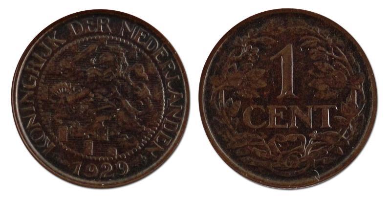 1 cent. Wilhelmina. 1929. FDC. 