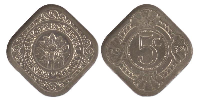 5 cent. Wilhelmina. 1923. FDC. 