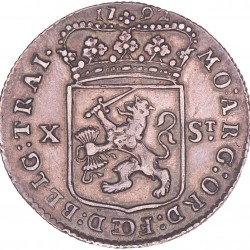 10 Stuiver Utrecht 1792. Zeer Fraai.