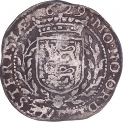 Roosschelling van 6 Stuiver West-Friesland 1629. Fraai +.