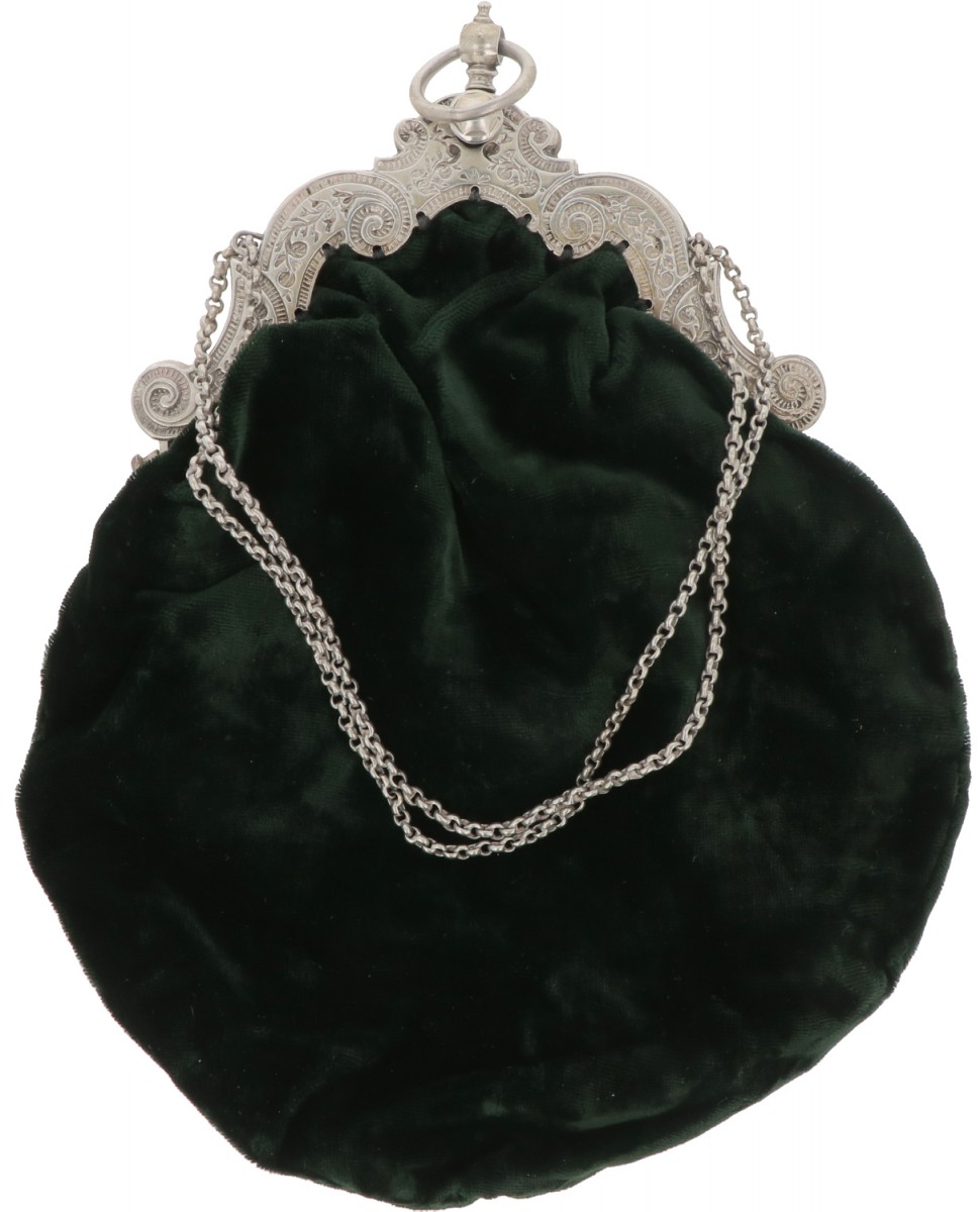Beugeltas Amsterdam 1790 zilver.