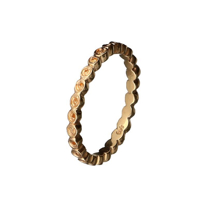 Geelgouden Pandora designring, 14 karaat