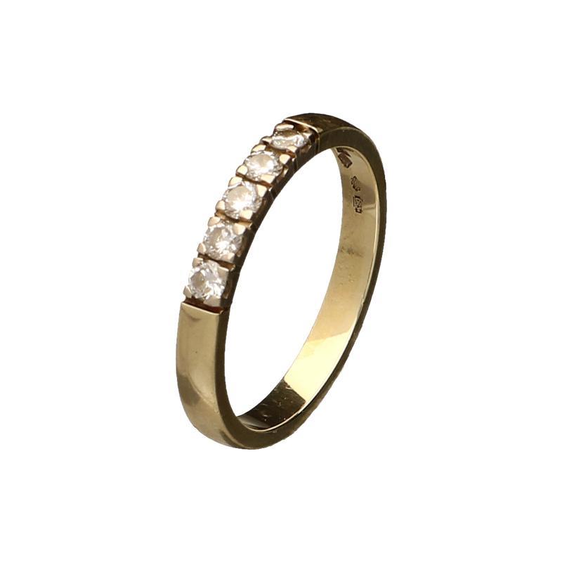 Geelgouden rijring, 14 karaat