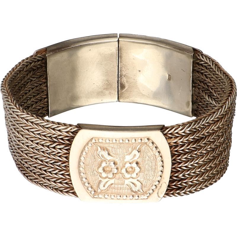 Brede 8 rijen armband