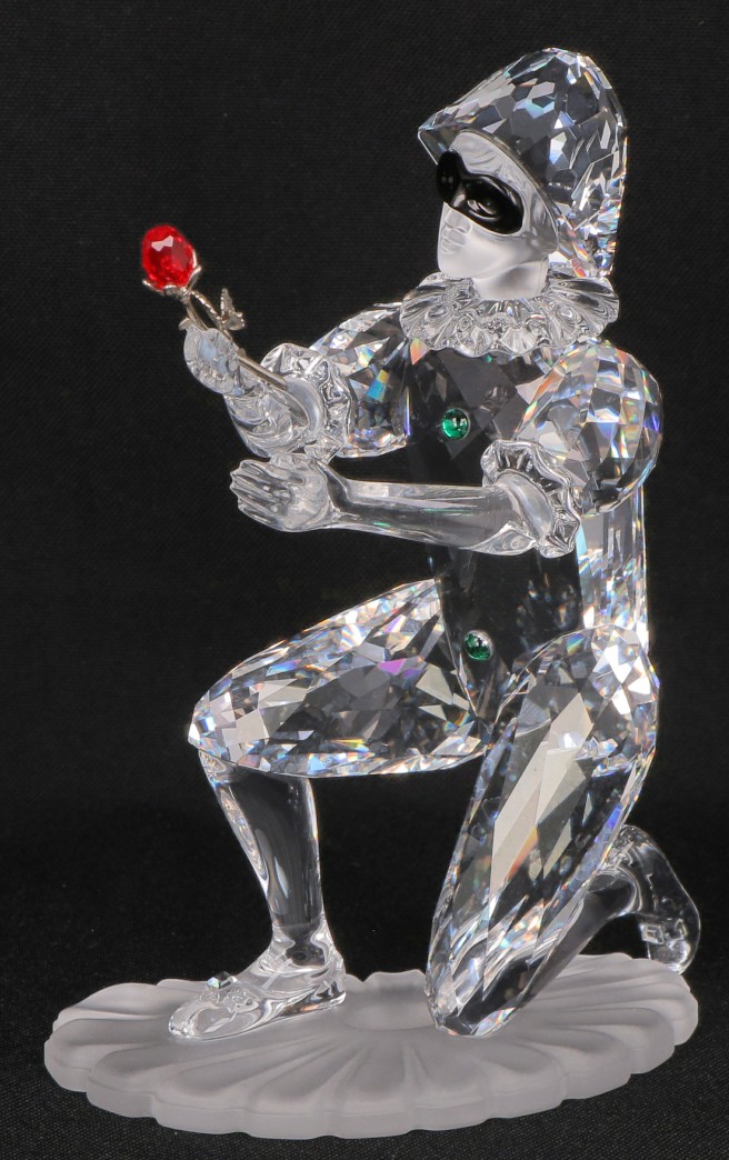 Swarovski jaarlijks item 2001 "Masquerade" Harlequin.