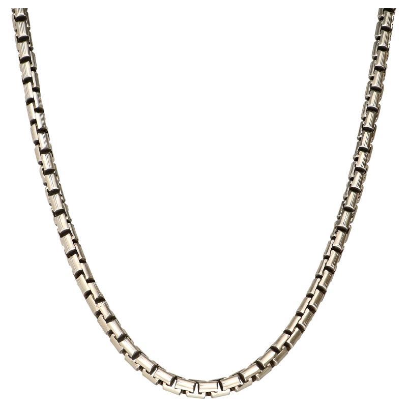 Zilveren schakelketting