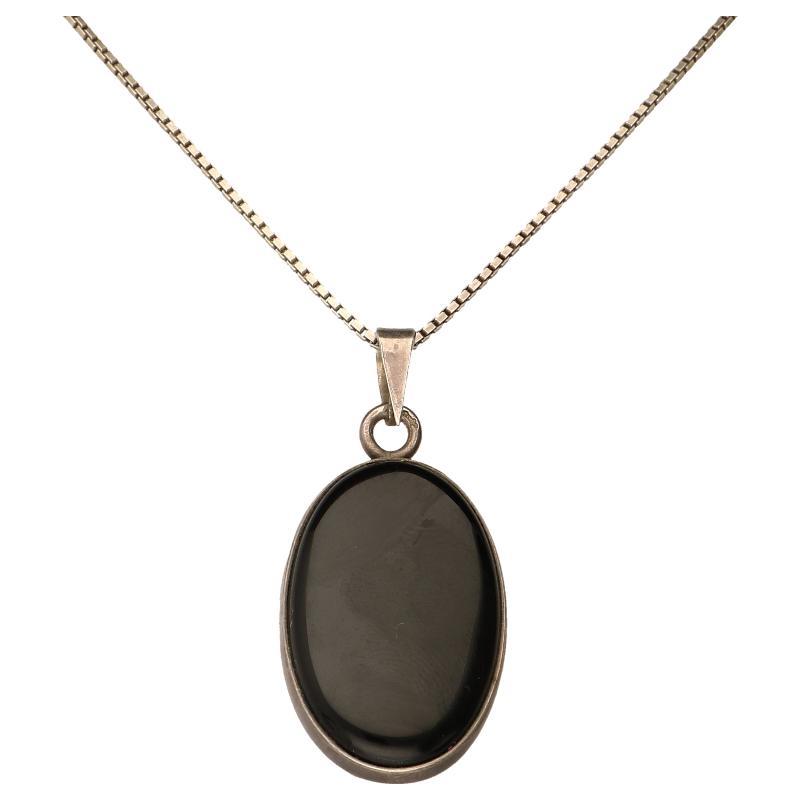 Zilveren ketting met hanger