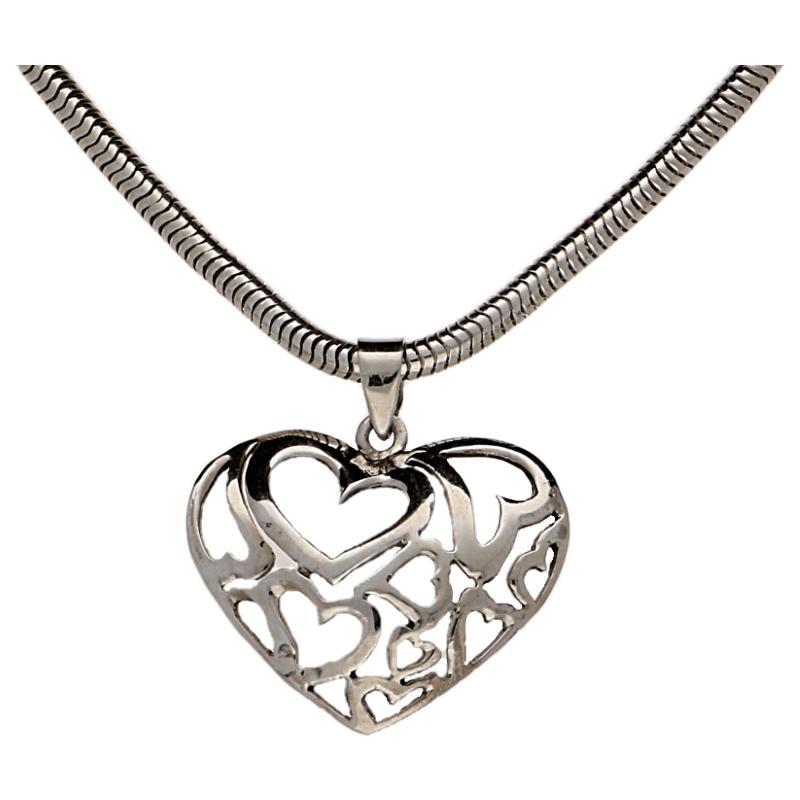 Zilveren ketting met hanger