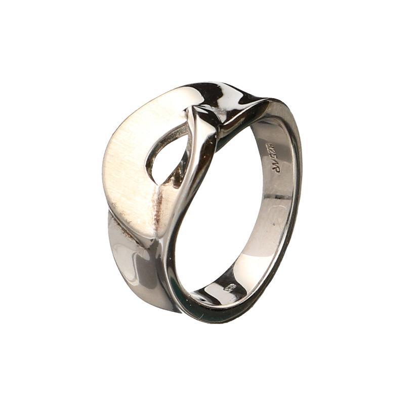 zilveren design ring