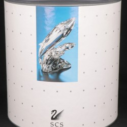 Swarovski jaarlijks item 1992 "Zorg voor mij" De Walvissen.