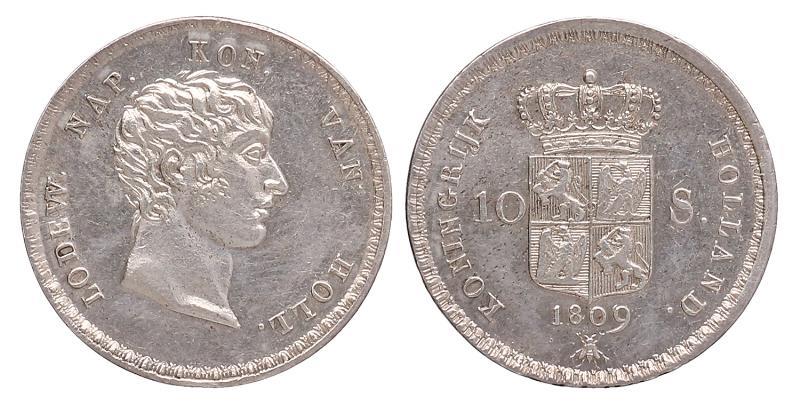 10 stuiver Lodewijk Napoleon Lodewijk Napoleon 1809. Prachtig / FDC.