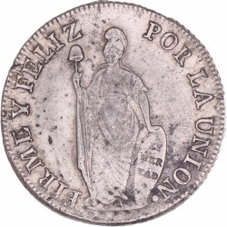 Peru. 8 Reales. 1836 MT.