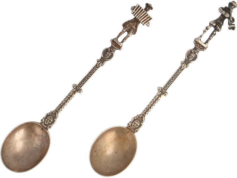 Zilver lepels (2x)