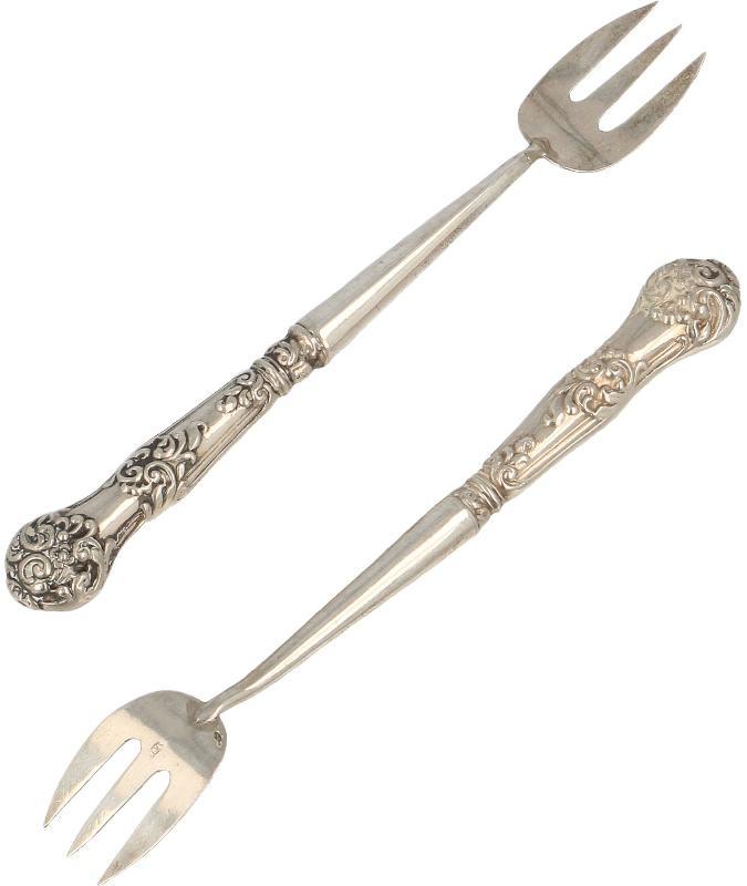 Silver Oyster Forks (2X)