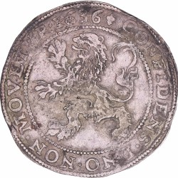 Leeuwendaalder West-Friesland 1636. Zeer fraai.