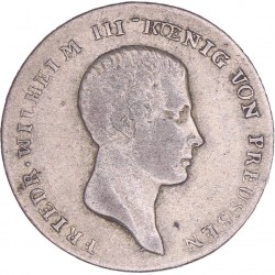 German States. Prussia. Friedrich Wilhelm III. 1/6 Thaler. 1813 A.