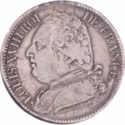 France. Louis XVIII. 5 Francs. (181)5 I.